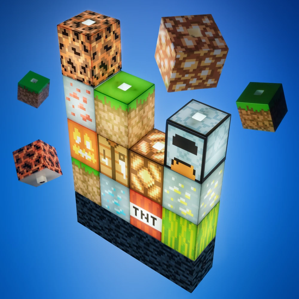 Paladone Minecraft blokų statyba lempa