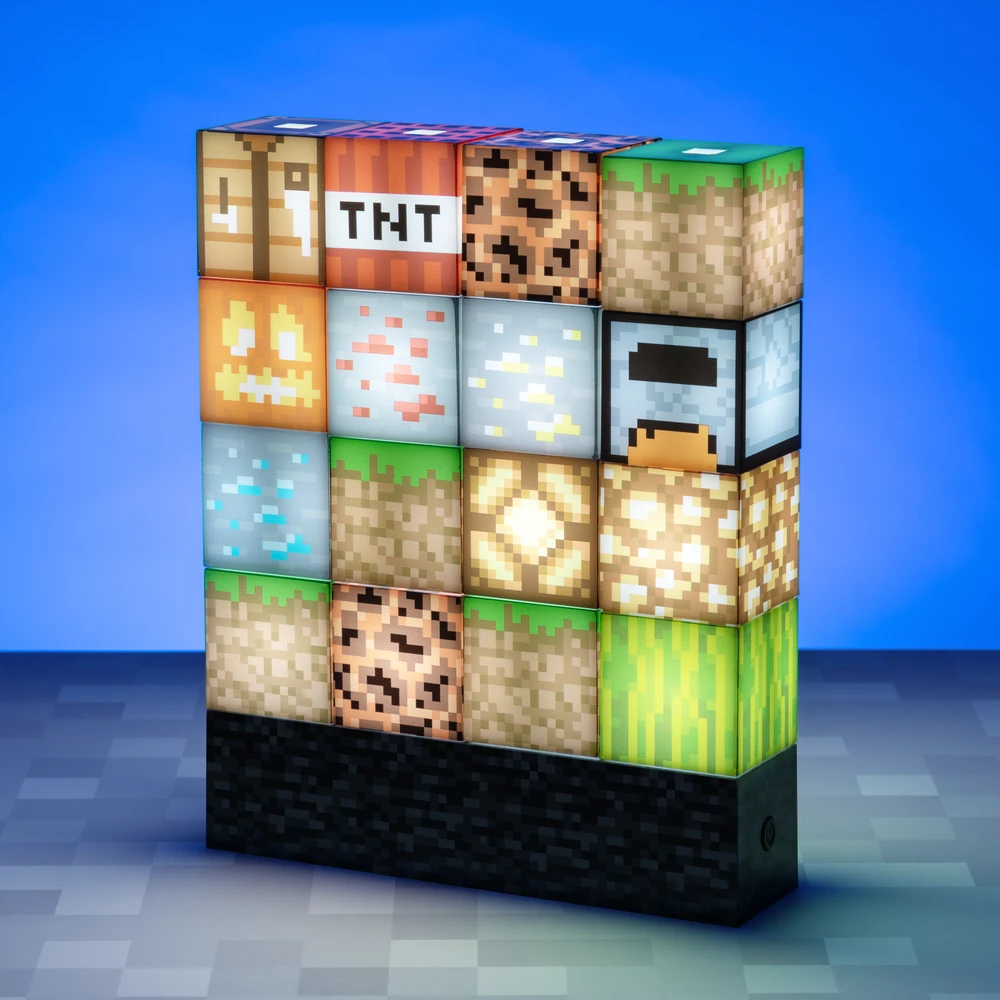 Paladone Minecraft blokų statyba lempa