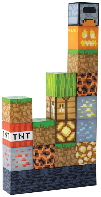 Paladone Minecraft blokų statyba lempa