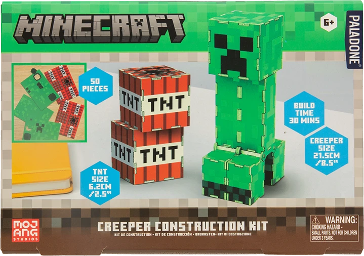 Paladone Minecraft Creeper konstravimo rinkinys