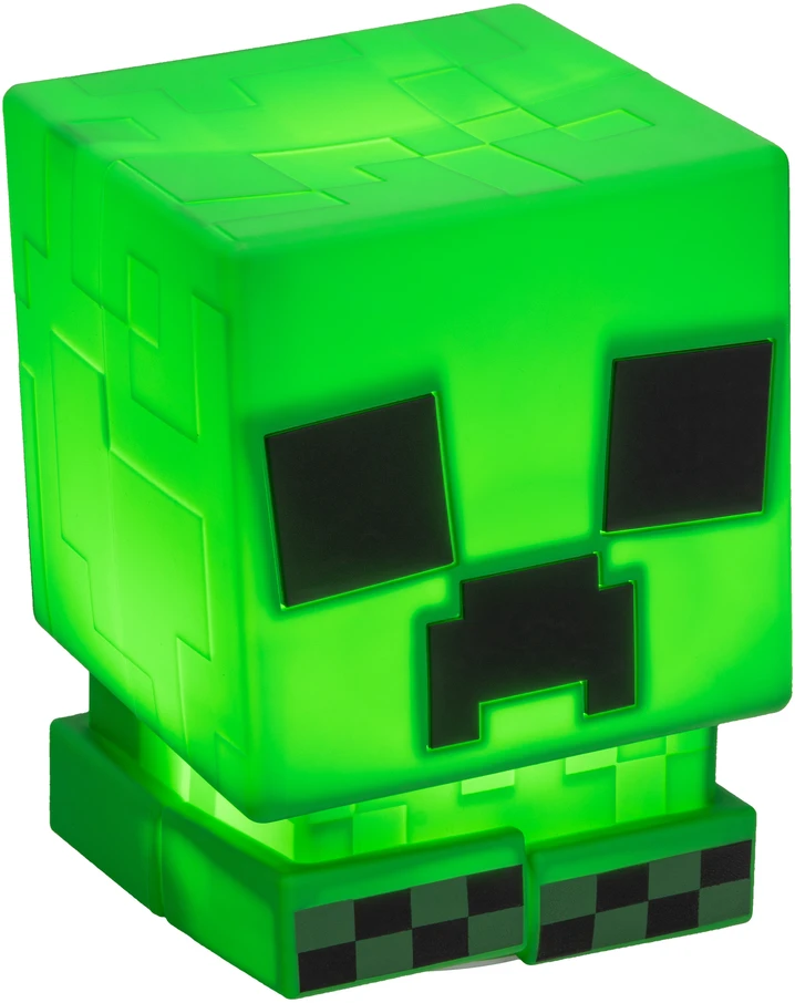 Paladone Minecraft Creeper SquishyGlo Silicone Įkraunama Lempa