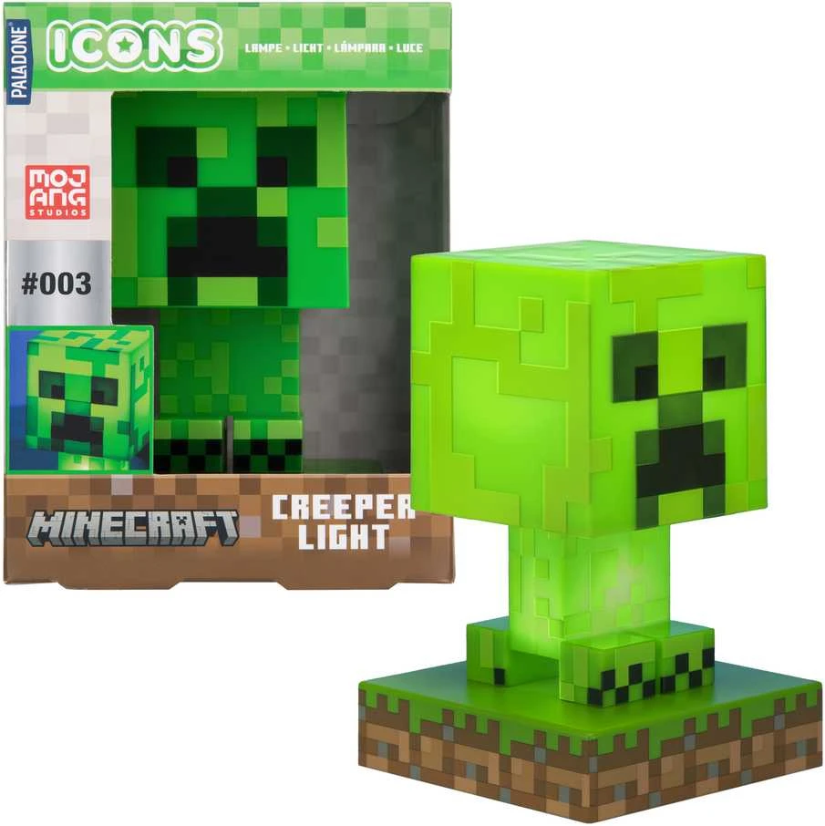 Paladone Minecraft Creeper Icon lempa