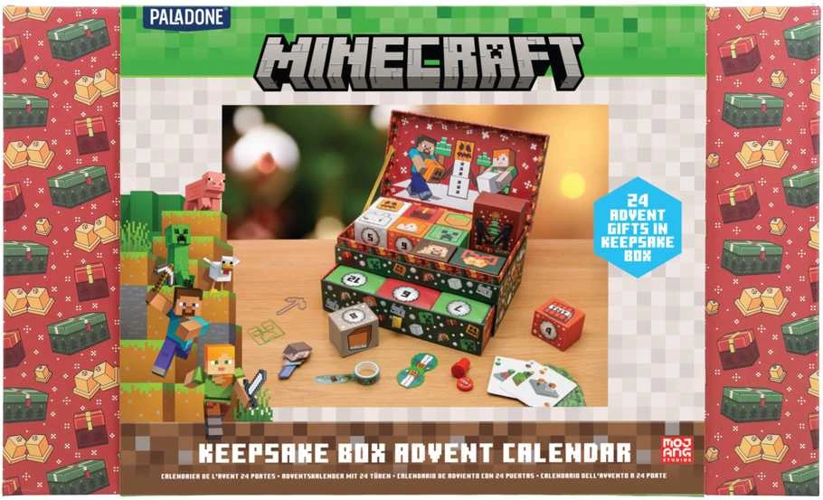 Paladone Minecraft atminimo dėžutės advento kalendorius