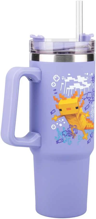 Paladone ABYstyle MINECRAFT Sandarus Puodelis su Šiaudeliu | 900 ml