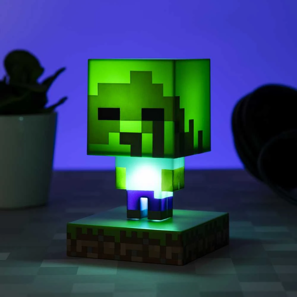 Paladone Minecraft Zombie Icon lempa