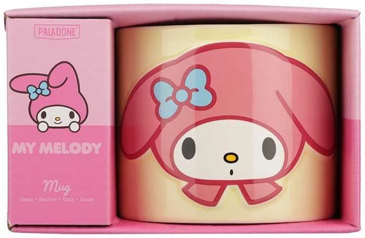 Paladone Hello Kitty My Melody reljefinis puodelis
