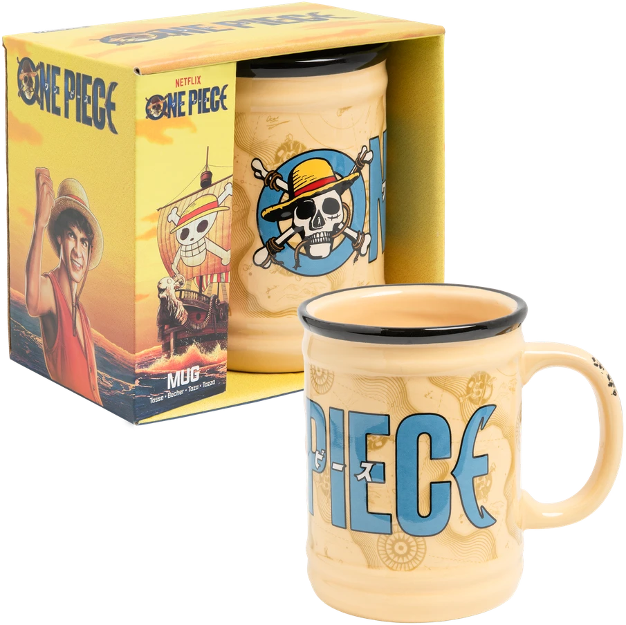 Paladone One Piece Netflix 3D puodelis | 350 ml