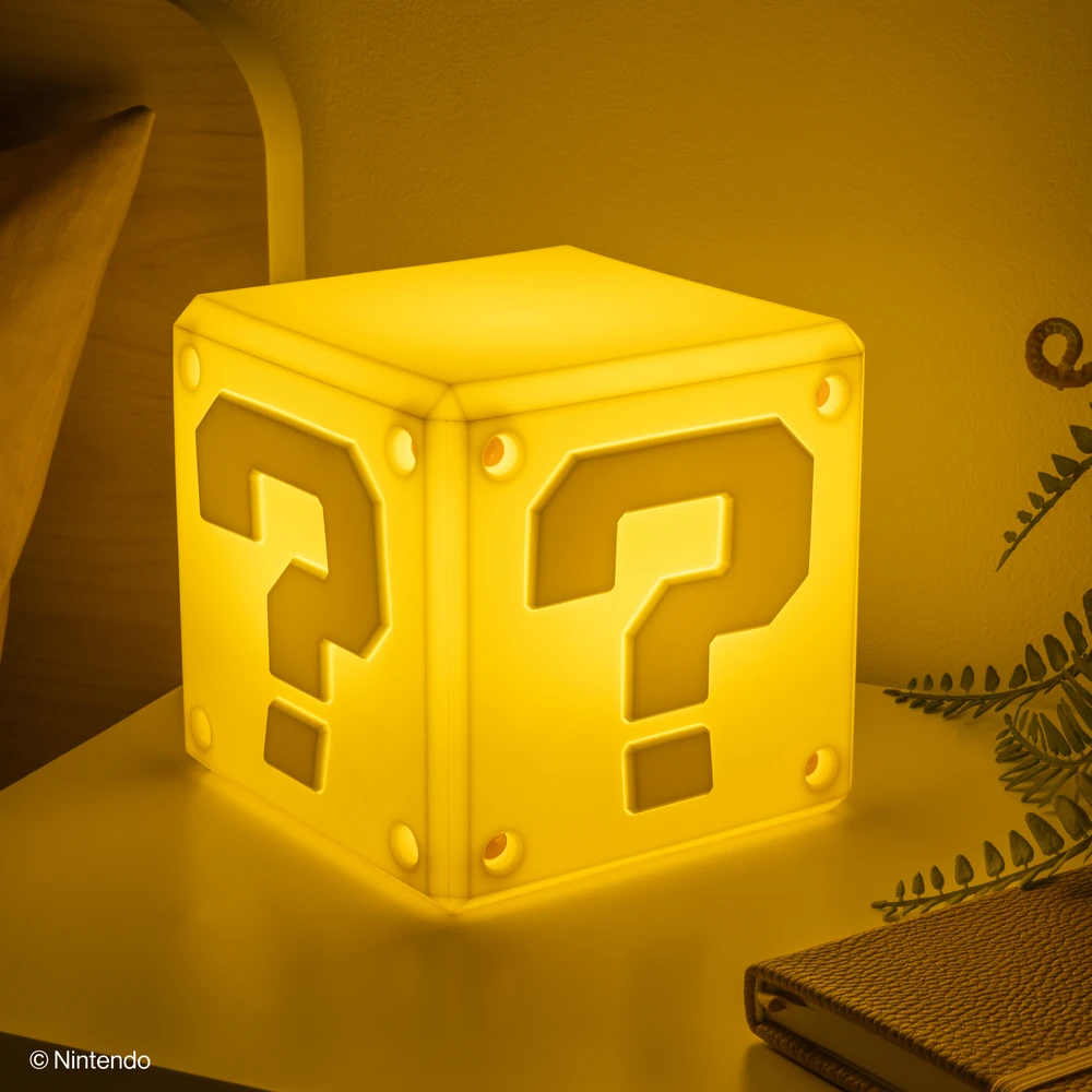 Paladone Super Mario - klausimų blokas „SquishyGlo Light“