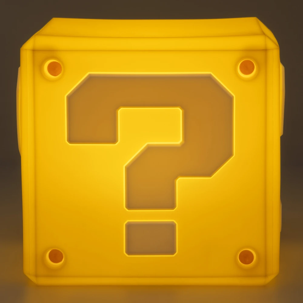 Paladone Super Mario - klausimų blokas „SquishyGlo Light“