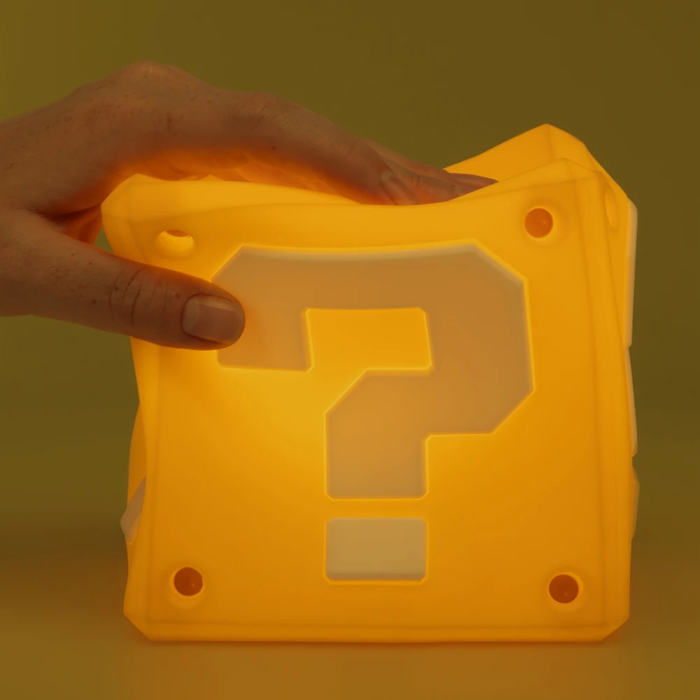 Paladone Super Mario - klausimų blokas „SquishyGlo Light“