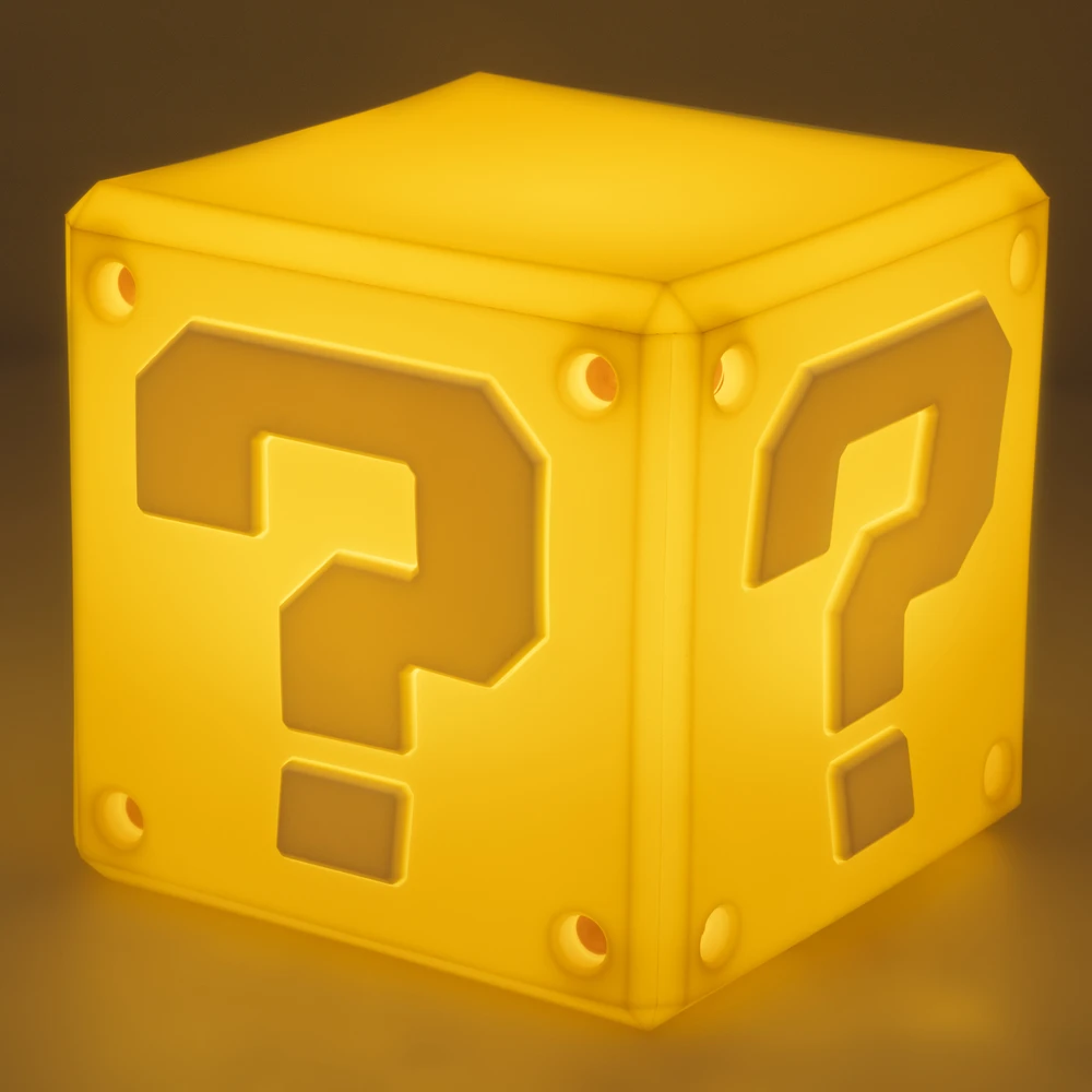 Paladone Super Mario - klausimų blokas „SquishyGlo Light“