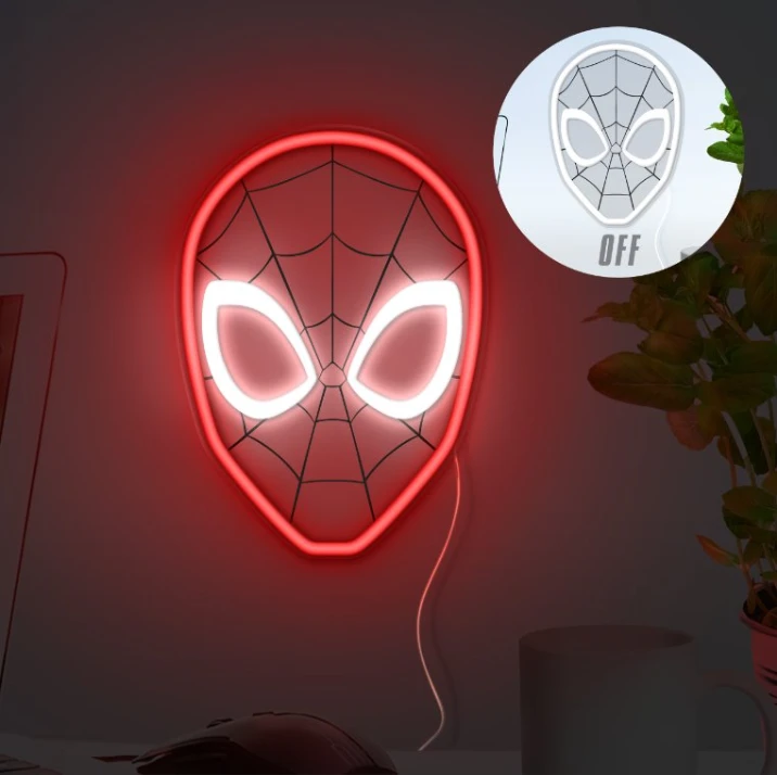 Sieninis šviestuvas Paladone Žmogaus-voro prie sienos tvirtinamas LED neoninis šviestuvas