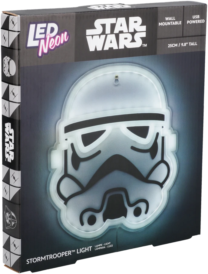 Paladone „Stormtrooper“ prie sienos tvirtinamas LED neoninis šviestuvas