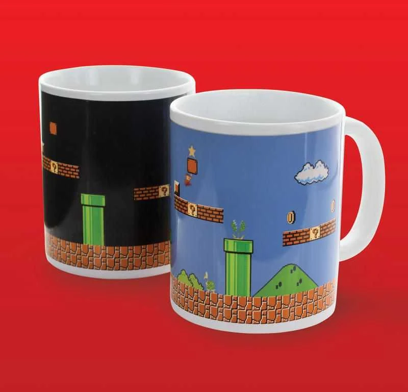Paladone Super Mario Brothers puodelis | Reaguojantis į karštį 300ml