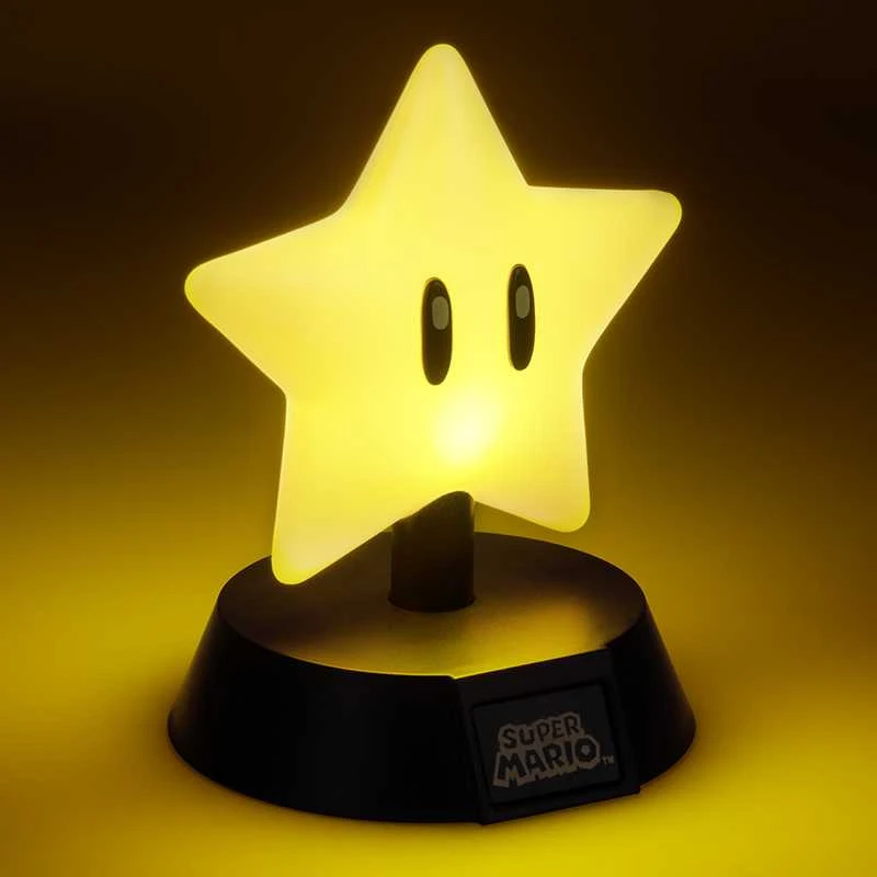 Paladone Super Mario Super Star Icon lempa