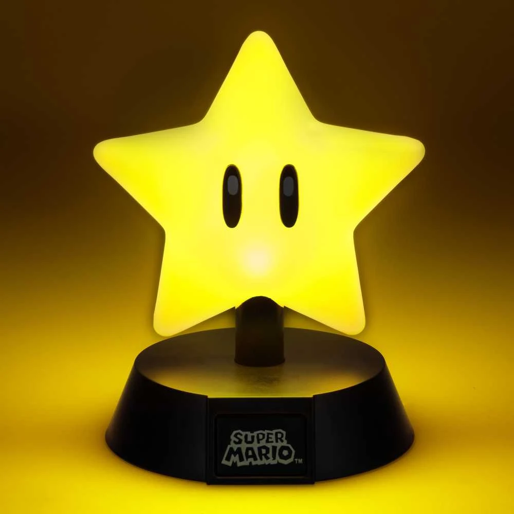 Paladone Super Mario Super Star Icon lempa