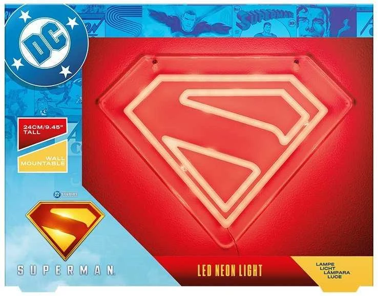 Paladone Supermeno prie sienos tvirtinama LED neoninė lemputė