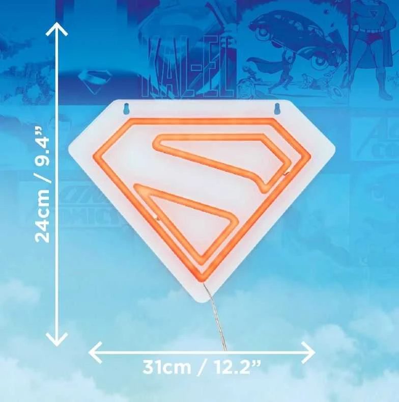 Paladone Supermeno prie sienos tvirtinama LED neoninė lemputė