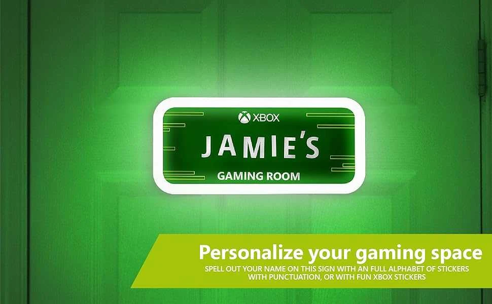 „Paladone“ „Microsoft XBOX“ šviečiantis kambario ženklas