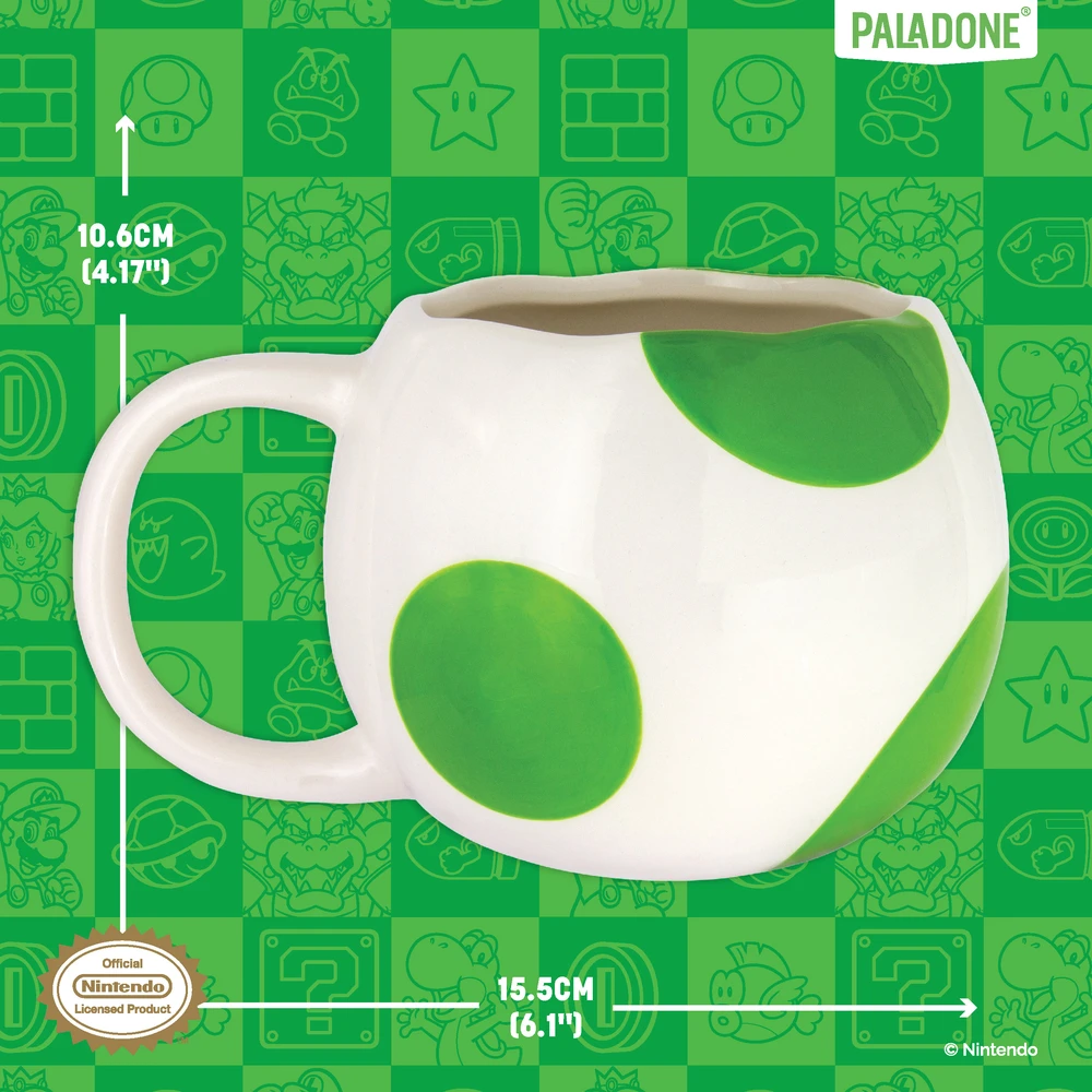 Paladone SUPER MARIO - YOSHI EGG 3D puodelis