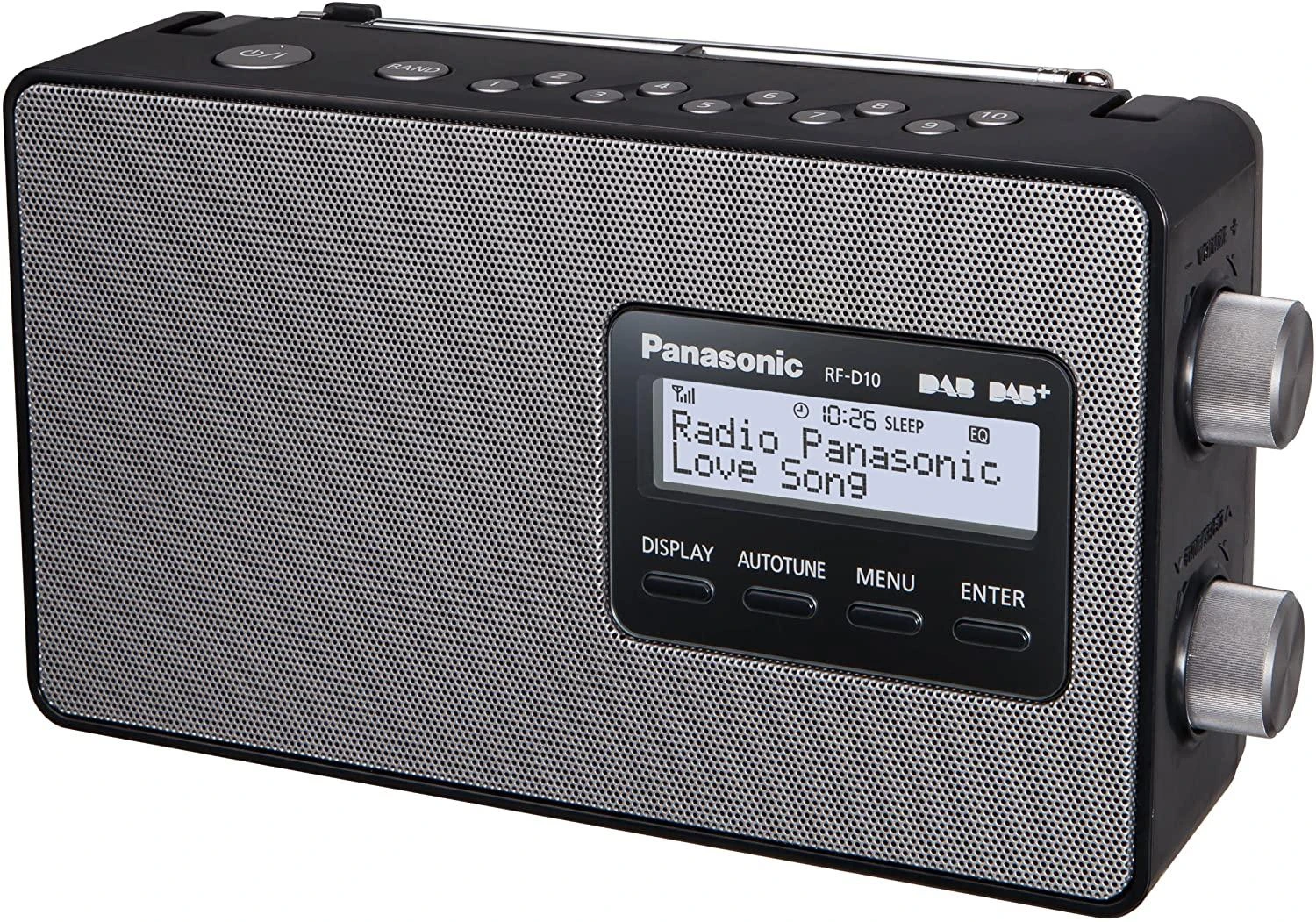 Radijo imtuvas Panasonic RF-D 10 EG-K Juodas