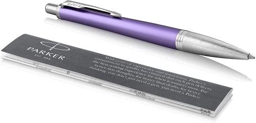 Parker Urban Violet metalinis rašiklis su instrukcija