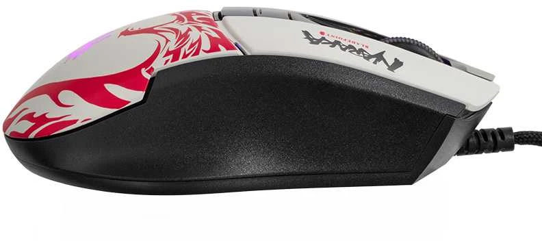 Pelė Myszka žaidimams A4Tech Bloody L65 MAX RGB su laidu 12000 dpi optinė balta