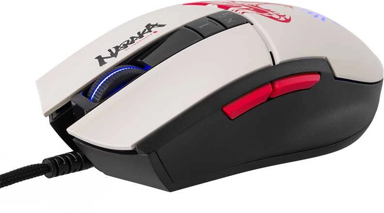 Pelė Myszka žaidimams A4Tech Bloody L65 MAX RGB su laidu 12000 dpi optinė balta