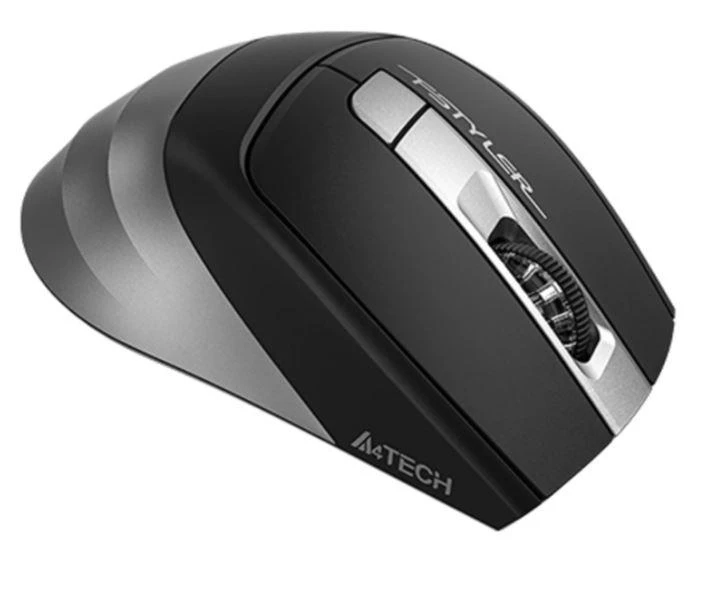 A4Tech FSTYLER FB35 RF 2.4G+BT Smoky Pilkas Pelė wireless