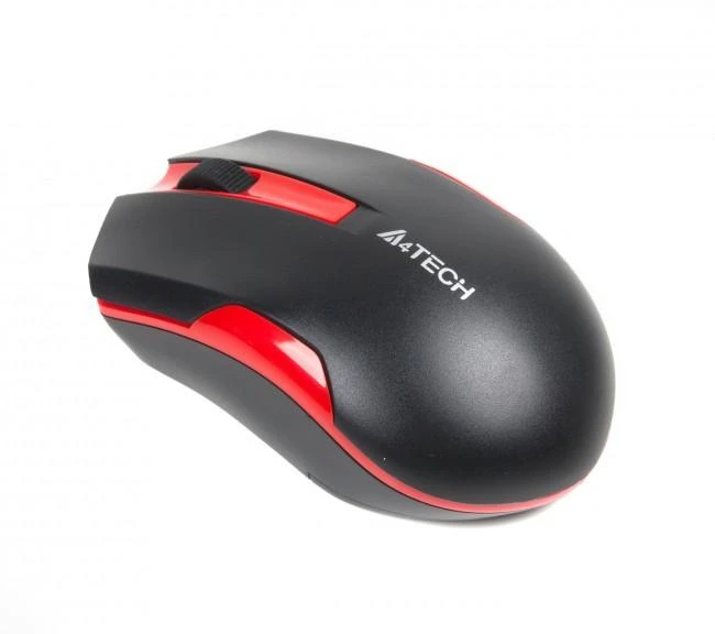 A4Tech A4TMYS46038 Pelė V-TRACK G3-200N-1 Juodas+Raudona belaidė