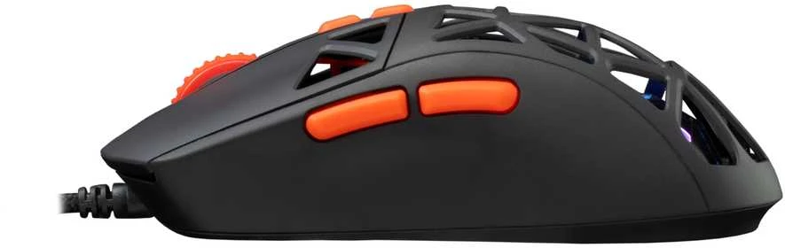 Baracuda pelė žaidimams SEAL, 7D, 12800 dpi, Juodas (BGM-091)