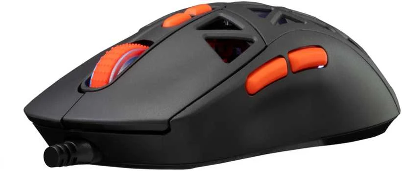 Baracuda pelė žaidimams SEAL, 7D, 12800 dpi, Juodas (BGM-091)