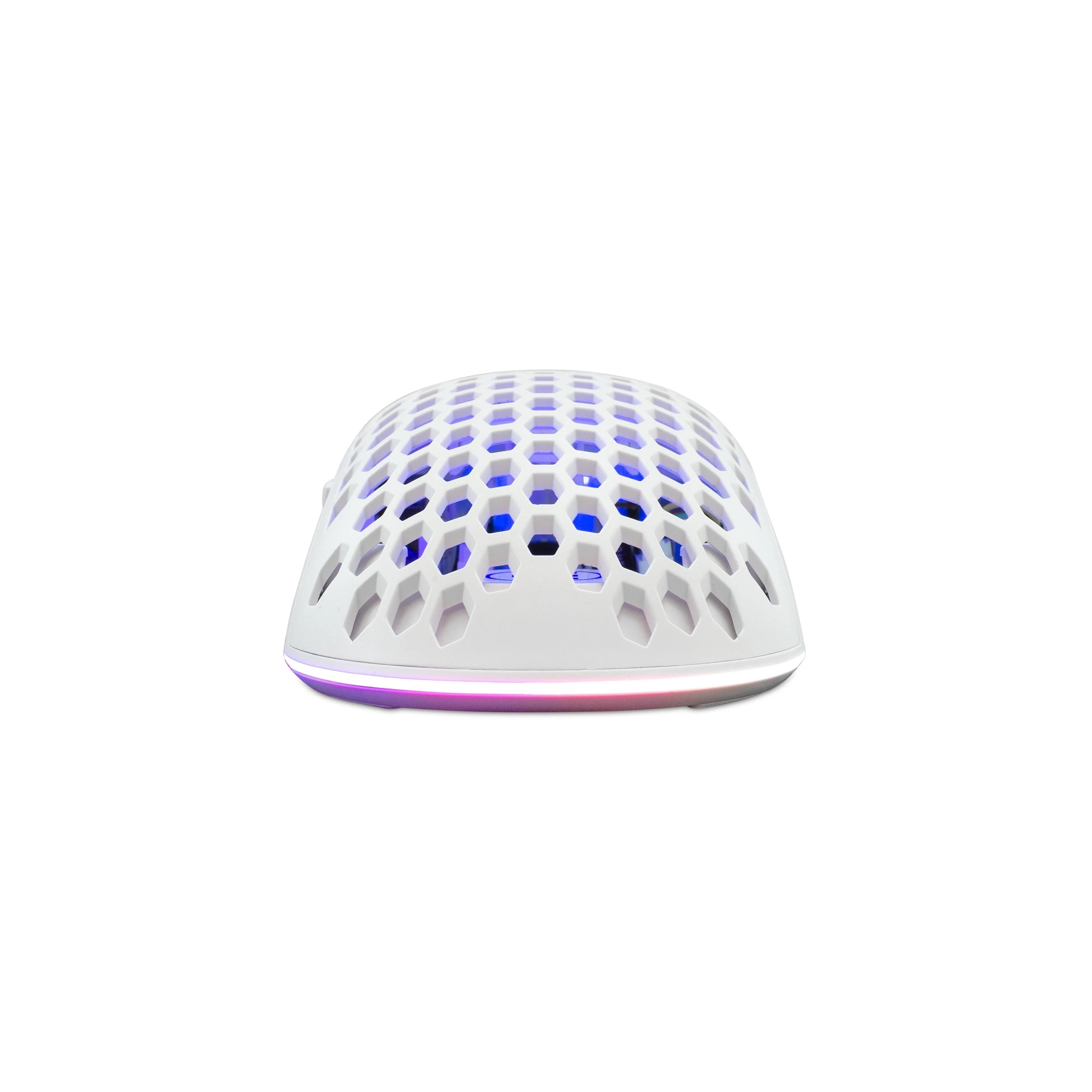 Itin lengva Žaidimų pelė eShark Naginata White, 60g, Pixart PMW3389 jutiklis, su RGB pašvietimu