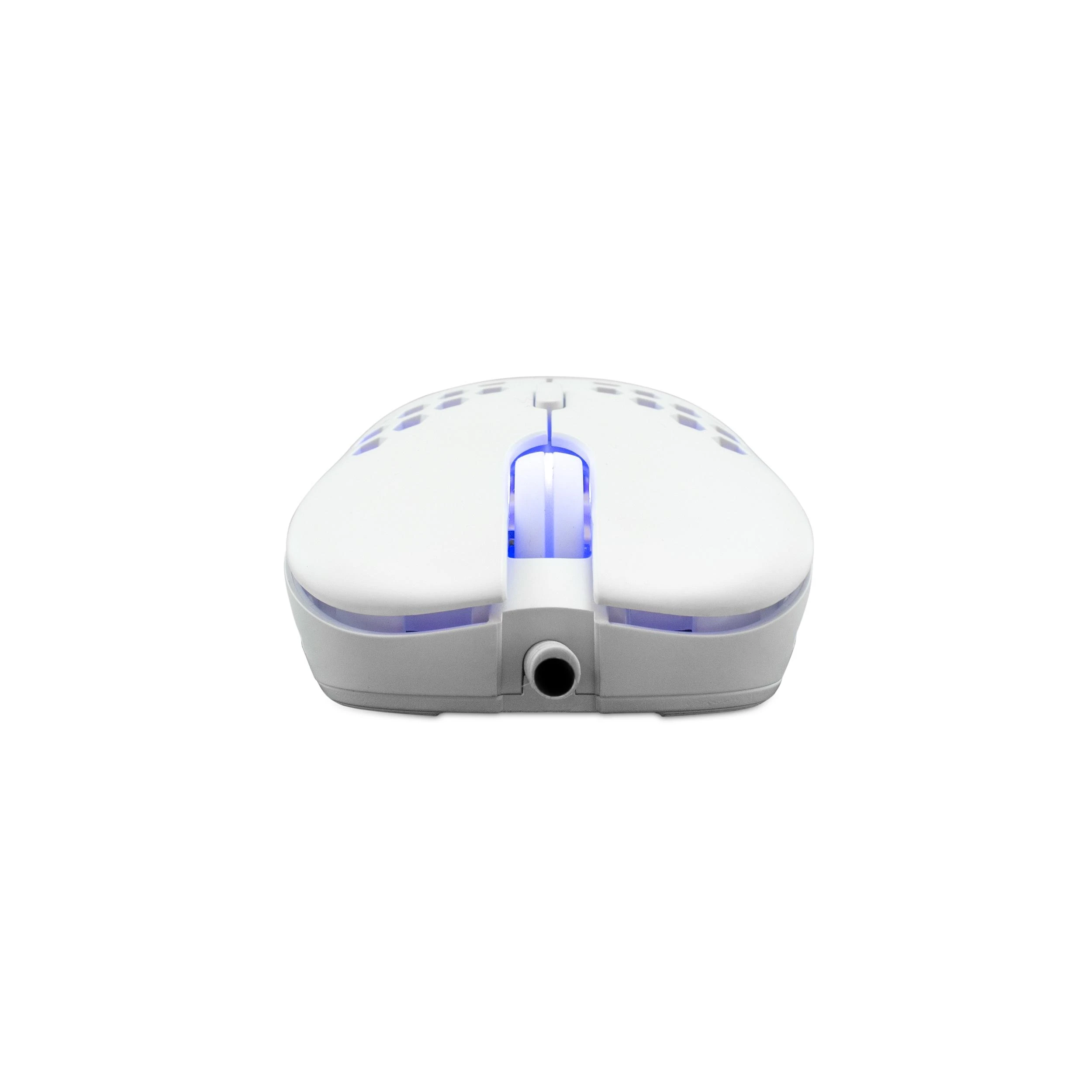 Itin lengva Žaidimų pelė eShark Naginata White, 60g, Pixart PMW3389 jutiklis, su RGB pašvietimu