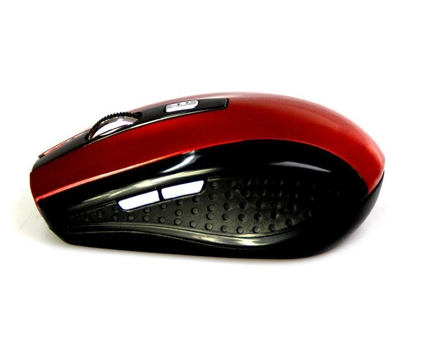 Belaidė pelė Media-Tech RATON PRO MT1113R, juoda/raudona