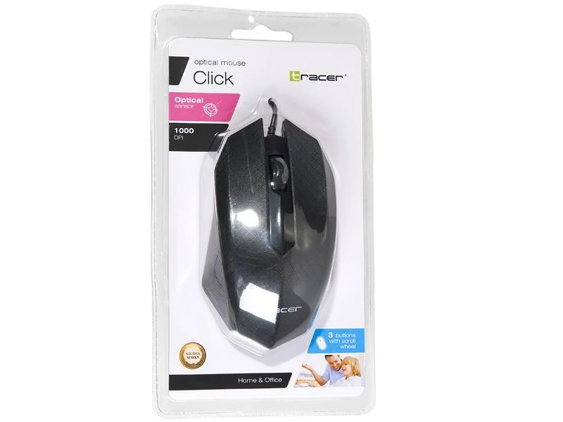 TRACER TRAMYS44875 Pelė TRACER Click USB DPI 1000 kabelis 2m.
