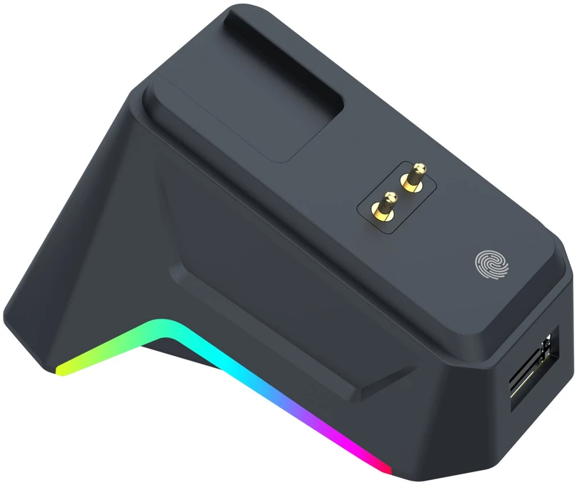 White shark Baltas Shark Baltas Shark GAWAIN-B 500mAh/12000DPI/56g, Juodas
