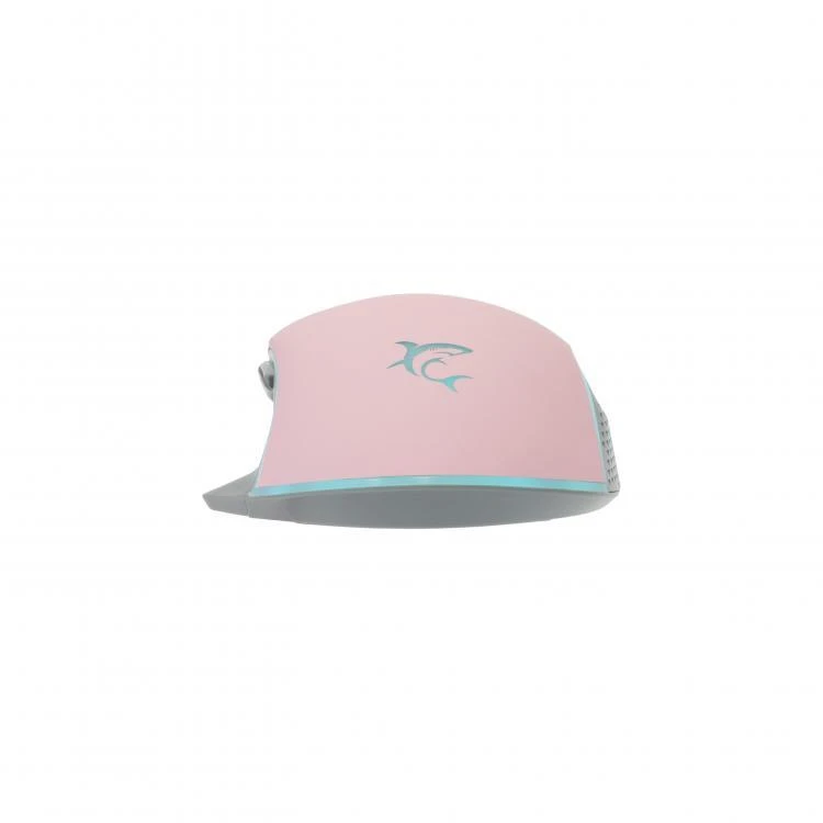Žaidimų pelė White Shark Gareth Pink su RGB pašvietimu