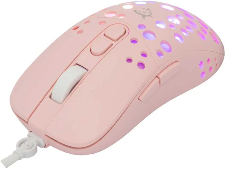 Pelė White Shark Baltas Shark Baltas Shark TRISTAN-P-2 GM-9004, Rožinė RGB