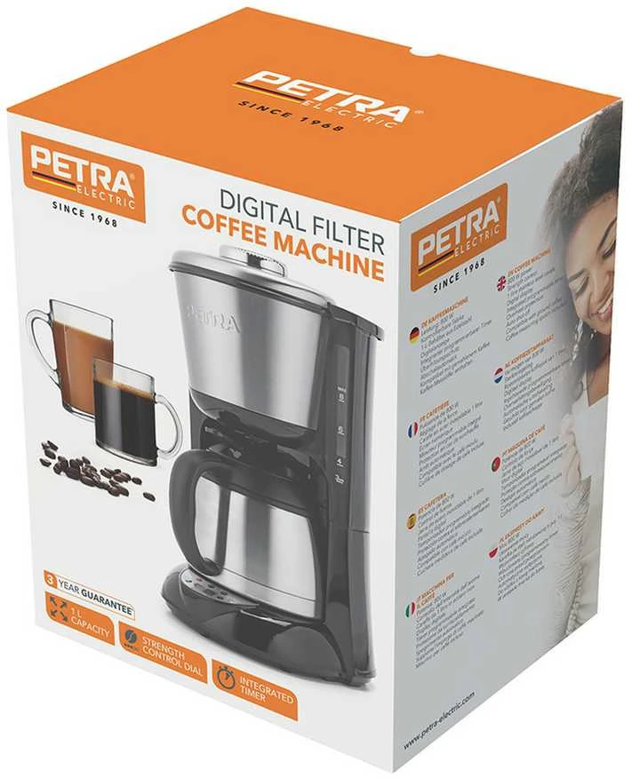 Petra PT6162VDE Didital Lašelinis Kavos aparatas