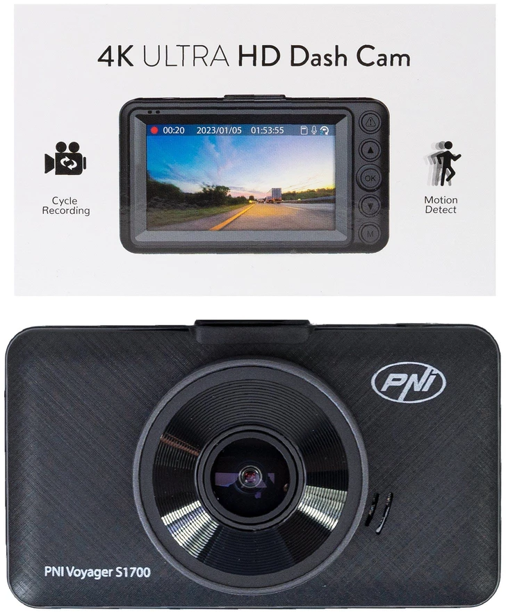 PNI automobilio vaizdo registratorius S1700 4K UHD