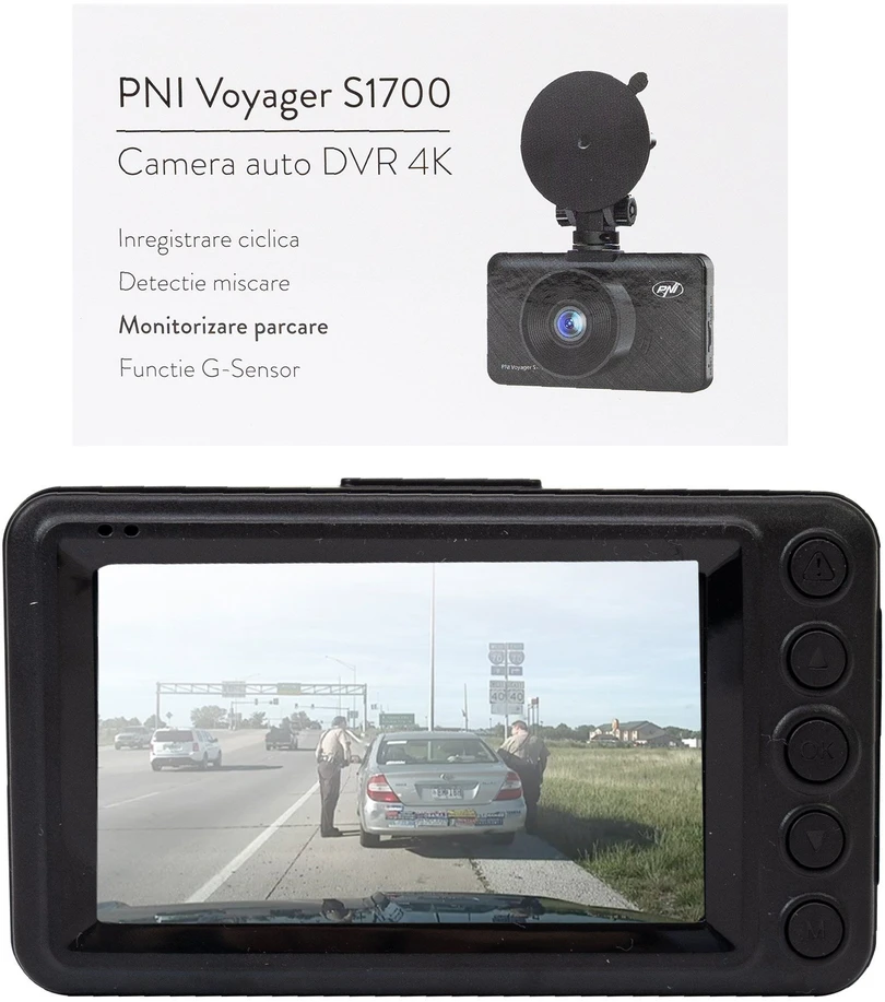 PNI automobilio vaizdo registratorius S1700 4K UHD
