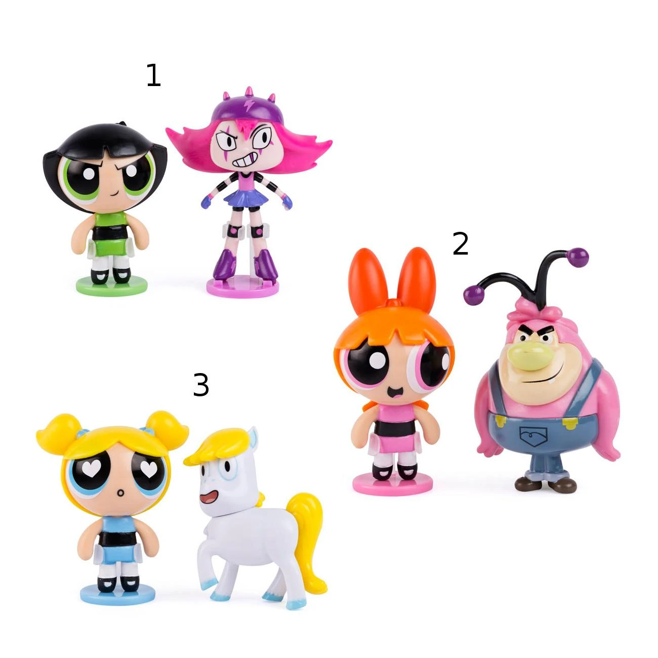 POWER PUFF GIRLS figūrėlių rinkinys Action Doll, 2vnt, 6028017