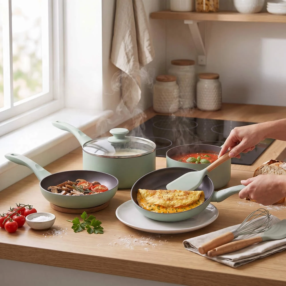 Progress BW14255G Neutrals 5 Piece Pan Set