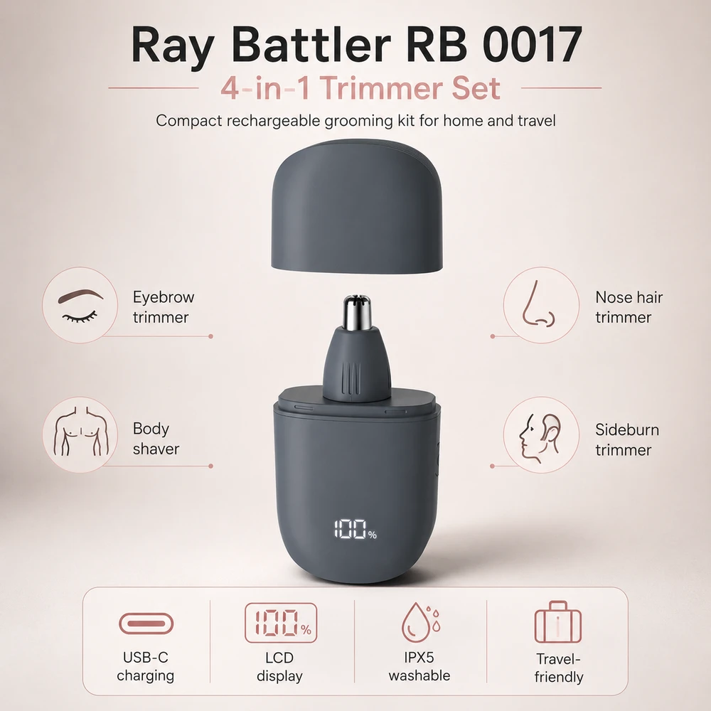 Ray Battler RB 0017 žoliapjovės rinkinys 4 viename