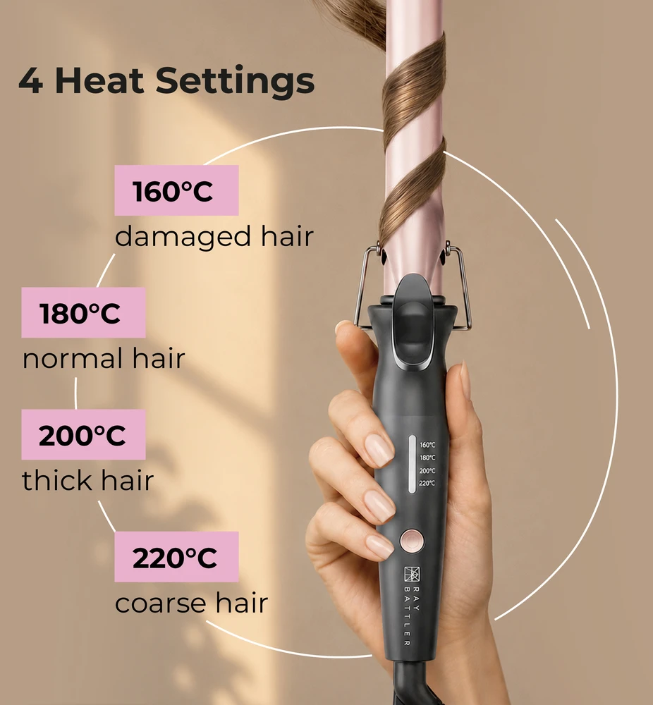 Ray Battler RB 6566 Curling Iron 25mm Diameter