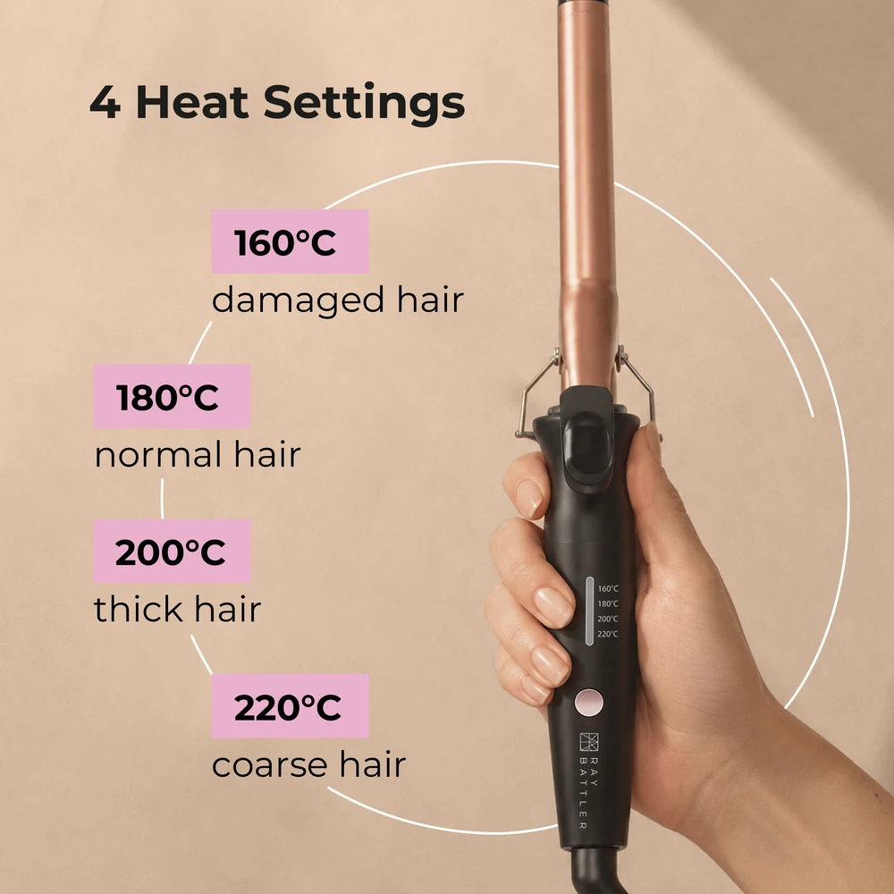 Ray Battler RB 6568 Curling Iron 19mm Diameter