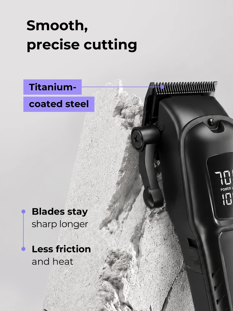 Ray Battler RB 6920 Hair Clipper + 6 Guide Combs