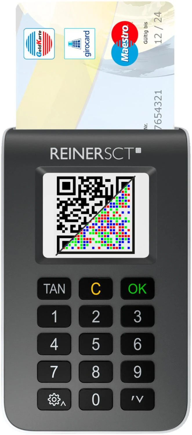 Reiner SCT generatorius internetinei bankininkystei