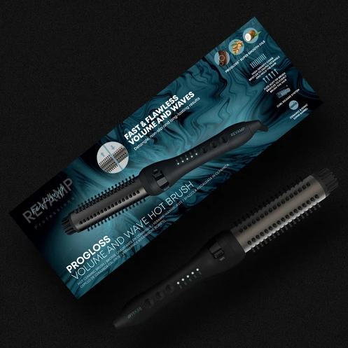 „Revamp BR-1350X-EU Progloss Volume & Wave“ keraminiai karšto vandens plaukų formavimo prietaisai